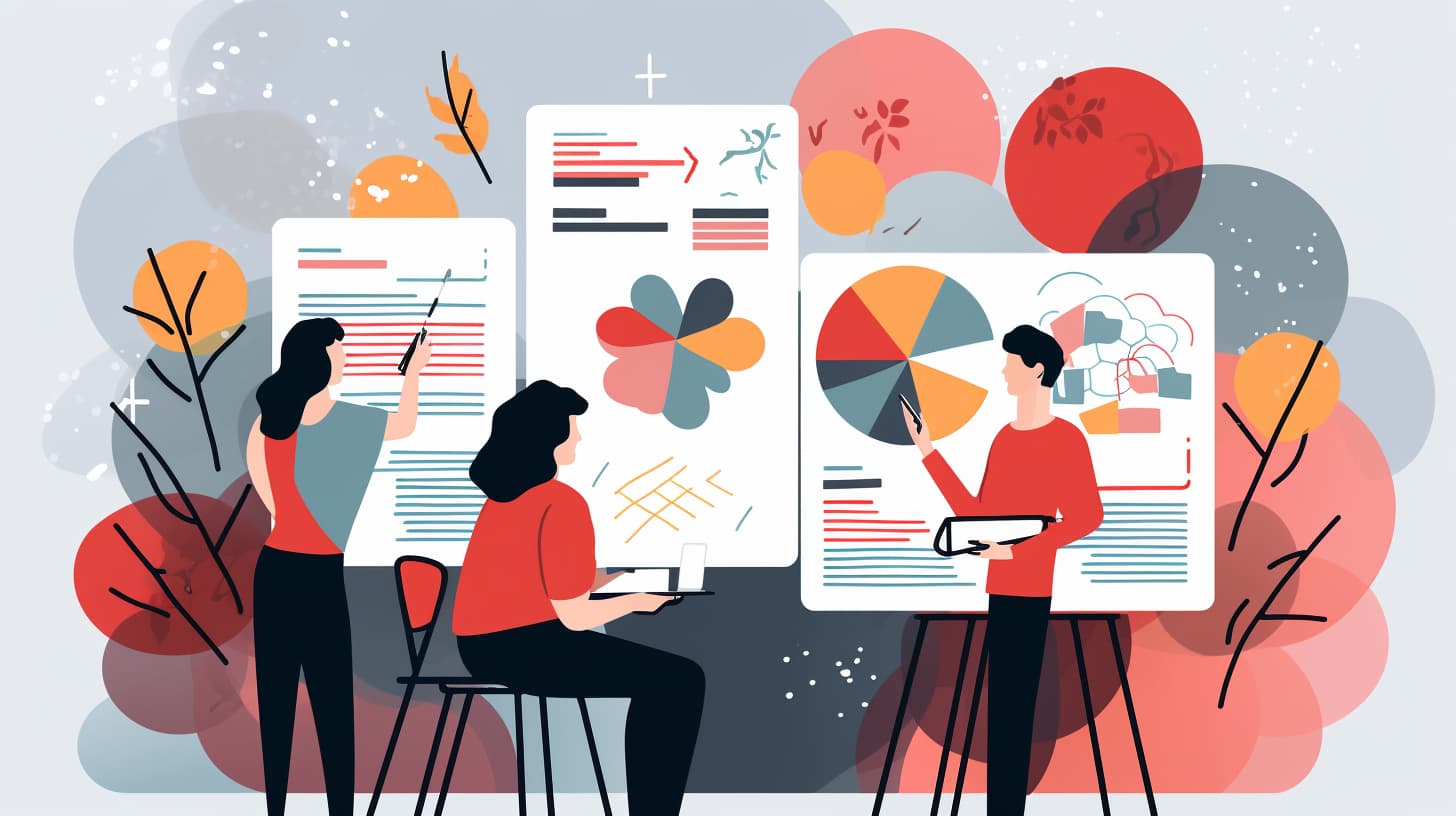 Creative brainstorming in a Montreal marketing agency